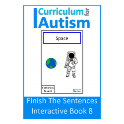 Finish the Sentences Interactive Book- Space
